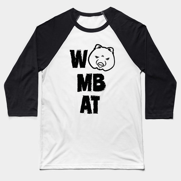 Inquisitive Wombat Baseball T-Shirt by TPlanter